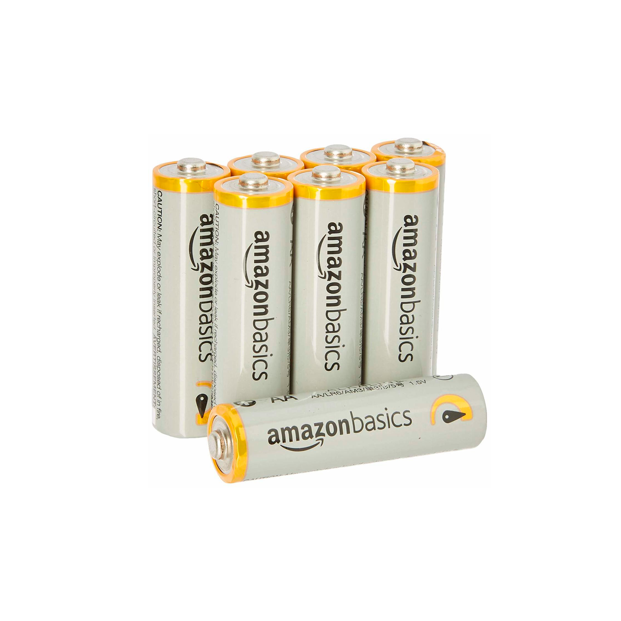 Amazon Basics 5 Pack AA Alkaline Batteries Pack